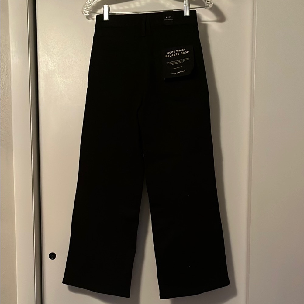 Good American Jet Black Trousers - Picture 4 of 5